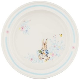 Peter Rabbit PR490-342 Children's Dinnerware, "Wreath", 5.5 inches (14 cm), Plate, Children's Tableware, Made in Japan