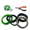 Bonsai Wire 7pcs-5 Rolls of Aluminum Bonsai Training Wire, Cutting