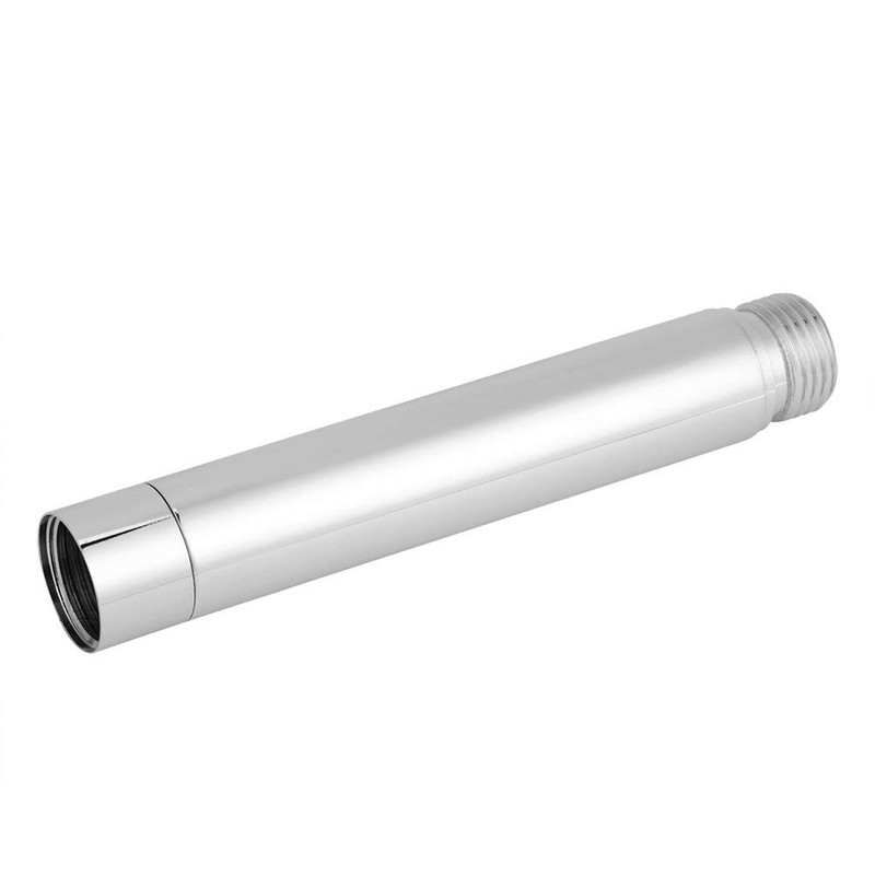 Shower Extension Tube, Round Stainless Steel Bathroom Pipe 4inch Tube