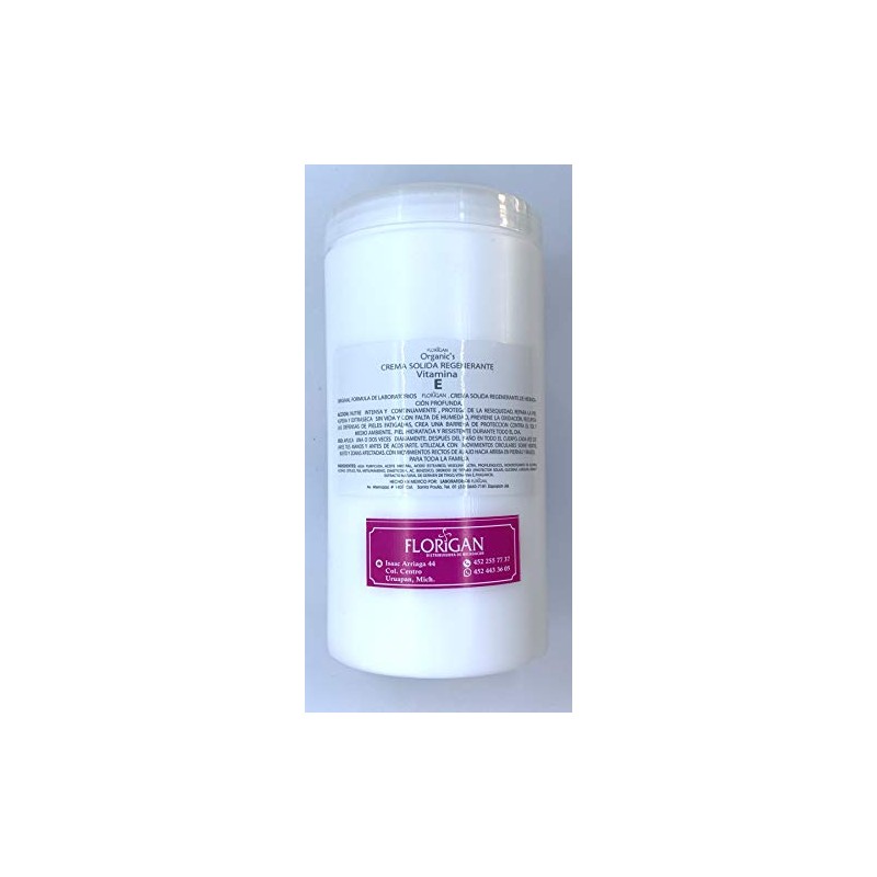 Crema Sólida Regenerante Vitamina E con GERMEN de TRIGO Organic's