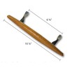 Canoe Style Wooden Sliding Door Handle | Stylish Sliding Glass