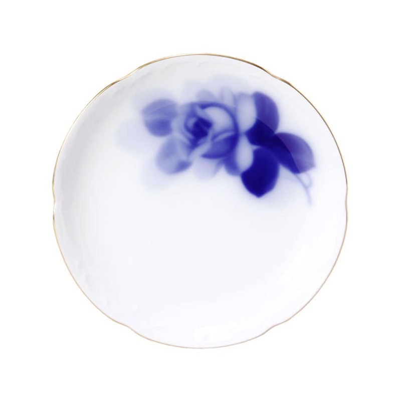 Okura Toen 54HR/8211 Blue Rose Plate Pair Set, Plate, Made