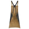Tanner london Full Grain Leather Apron, Dark Brown, Black, Green,