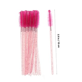 BIUDECO 250pcs Eyebrow Spoolie and Lash Brushes Soft Bristles Eyelash and Eyebrow Comb Durable Makeup Tool for Cleansing and Touch Ups Portable and Stylish Design