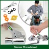 WYRGQIQN Shower Key Tool, Special Self Levelling Curved Angle Wrench,