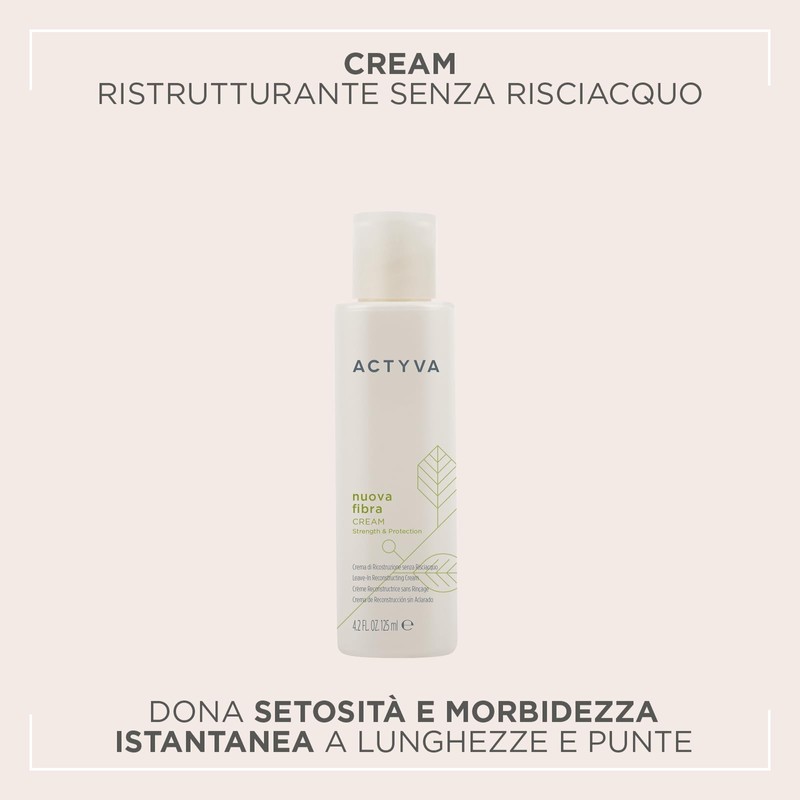 Actyva – Neue Faser-Creme, Aufbau-Creme für strapaziertes Haar mit Amarant