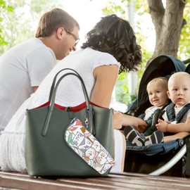 Insulated Baby Bottle Bag - Insulated Baby Bottle Cooler Bag,Waterproof Pouch with Strap, Holder Container for Outdoor Nursing, Mom Daycare, Stroller Attachment