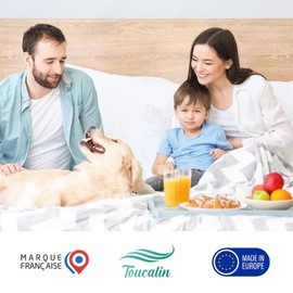 Oeko-TEX® Waterproof Mattress Protector - 100% Cotton - Choice of 2 Sizes - Hypoallergenic Fitted Sheet - Breathable - Anti Dust Mite Bed Insulator - 90 x 190 / 200 cm