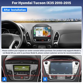 [4+64G] Android 13 Car Stereo for Hyundai Tucson IX35 2010-2015 with Wireless Carplay&Android Auto,10.1 Inch Car Radio with Mirror Link Bluetooth FM/RDS WiFi GPS EQ DSP SWC+AHD Backup Camera