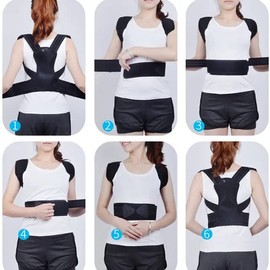 SLT Back Brace Posture Corrector for Women and Men, Back Support Belt for Women, Upper Back Brace for Posture, Back Straightener Posture Corrector, Adjustable and Fully Back Support Improve Back Posture (Large Size)
