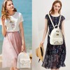 I IHAYNER Girls Bowknot Cute Leather Backpack Mini Backpack Purse