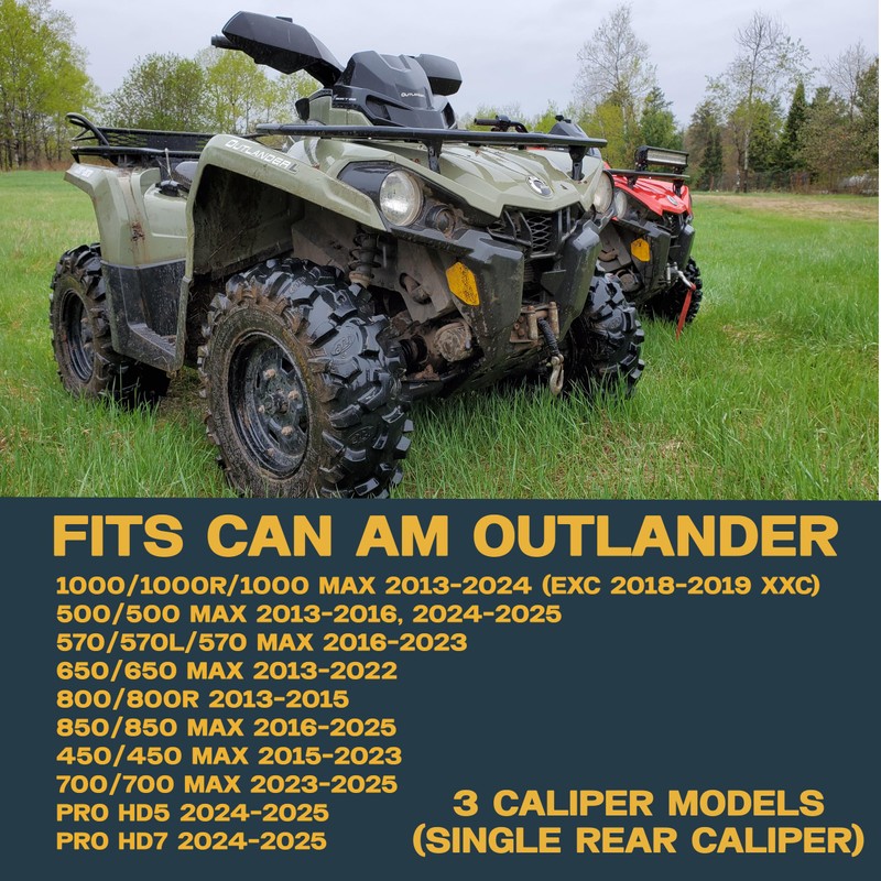 Can-Am Outlander Ceramic Brake Pad Set Front & Rear 450,