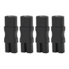 4pcs IEC320 C13 to IEC320 C15 Power Adapter Professional Standard