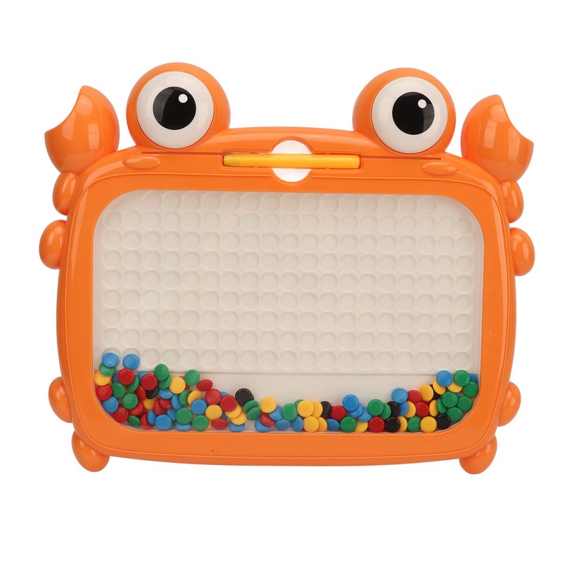 Magnetic Dot Drawing Board Cute Crab Shaped Doodle Board Educational