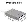 Ddujbtp 3.5" Portable Hard Drive Enclosure Case with Protective Storage