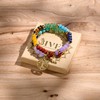 Bivei 7 Chakra Bracelet Real Stones, Gemstone Bracelet Women, Crystal