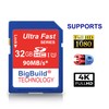 32GB 90MB/s SD SDHC Memory Card for Canon IXUS 145