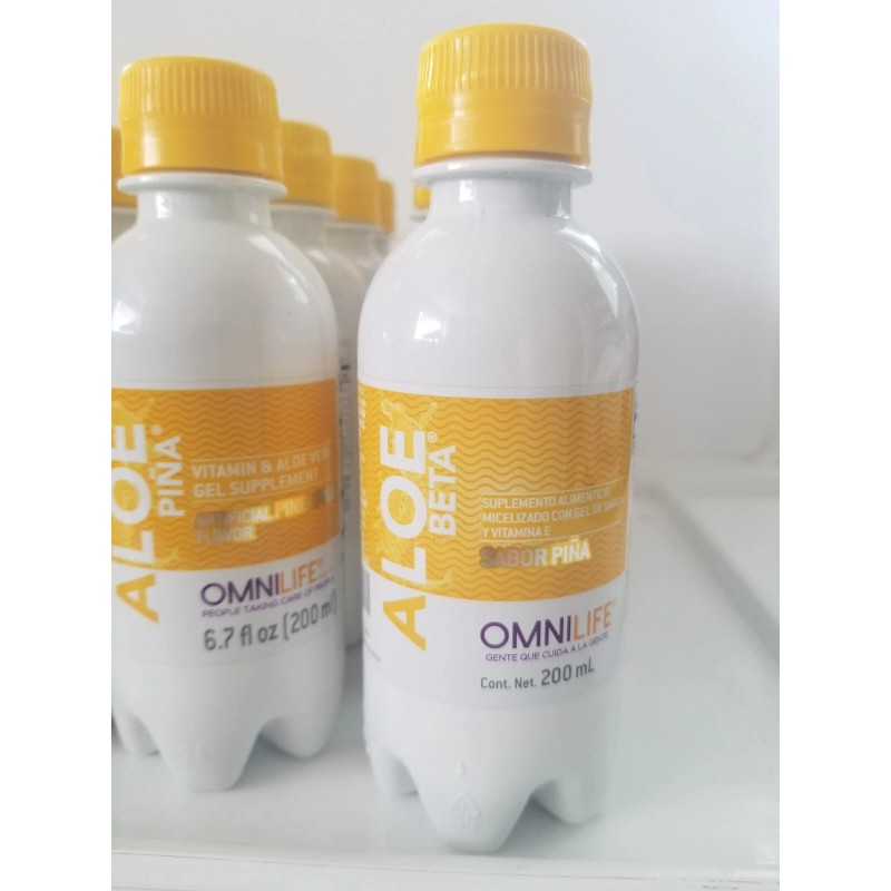 Omnilife aloe Beta omnilife, Piña 20 pack 6.7oz (200ml sistema