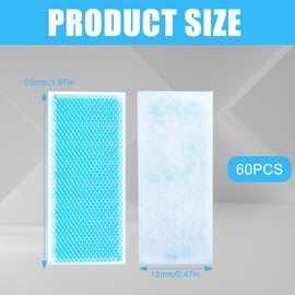 Delamiya Pack of 60 Cooling Plasters, Fever Plasters, Cooling Pack, Gel Cooling Pad, Heat Stroke, Cooling Patches, Cooling Headaches, Fever Plasters, Instant Cold Compress, Cold Plasters for Fever