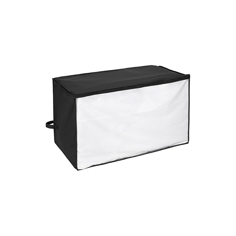 Wenko Deep Black 43821010100 Wardrobe, Plastic - Peva, 75 x