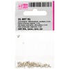 Efco Flat Beads Metal Glaze 2 mm 100 pcs. Silver-Plated,