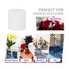 3 Inch White Citronella Pillar Candle
