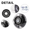 Gladeer Inline Skate Wheels Light Up 85A Indoor Outdoor Replacement