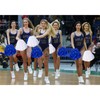 cssopenss 6 Pcs Pom Poms Cheerleading Metal Foil Blue Cheer