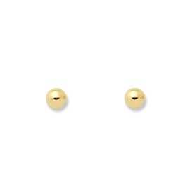 Monde Petit T1678P -18 K Yellow Gold Baby Earrings