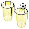 Top Bins Football Goal Target & Training Rebound Net,2 PCS