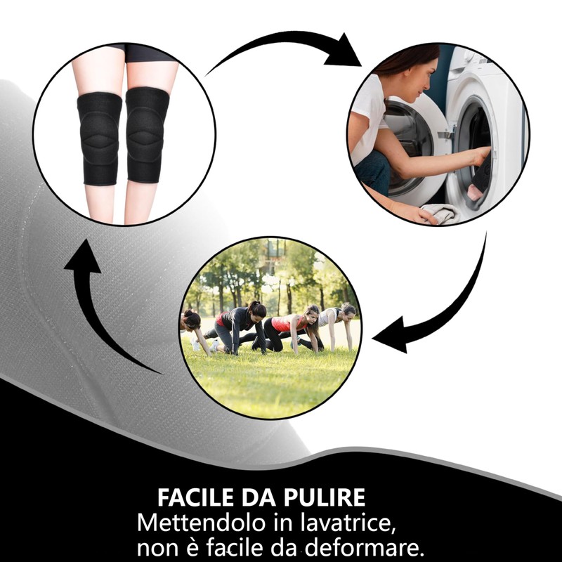 Esshogo 1 Pair Volleyball Knee Pads Foam Soft Knee Pads