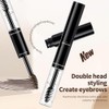Gel para Cejas de Doble Extremo con Color, Fijador de
