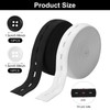 Pack of 2 Elastic Bands with Button Eyelets, Elastic Band