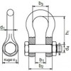 'Rigg ATEC High-Strength Hot-Dip Galvanised Shackle 7/16 1.5 T