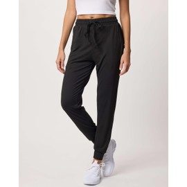 Real Essentials 3 Pack: Women's Ultra-Soft Lounge Joggers Sweatpants Athletic Yoga Pants with Pockets, Set 9, M, Pack of 3