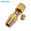 LTWFITTING Brass 3/16-Inch OD x 1/8-Inch Male NPT Compression Connector