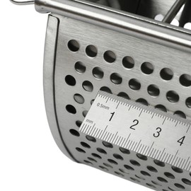 KENNOE Improved large hole potato ricer stainless steel (potato ricer with coarse hole)