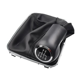 Cakievro Car Gear Knob Manual 5/6 Speed Car Gear Lever Cover Set for Vauxhall Vauxhall Zafira B 2005 2006 2007 2008 2009 2010 2011 2012 2013 2014 (5 Speed 1SET)