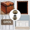 Aifeier ET 10Pcs Pure Brass Decorative Screws with Caps, Mirror