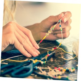 Operitacx 2160pcs DIY Beaded Jewelry Accessories Set Beads for Necklace Making Gold Spacer Beads Bracelet Making Beads Bracelet Beads Necklace Spacer Beads Flat Round Star Beads Plastic