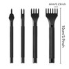 Ldirect Leather Craft Tool 1/2/4/6 Prong DIY Lacing Stitching Punches