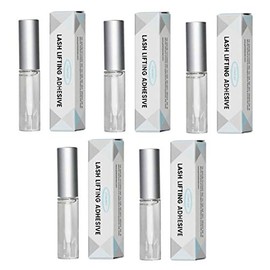Lomansa Lash Lifting Adhesive 2pcs, 5pcs (5ml 0.16 oz) Eyelash Perming Rod Fix Glue For Eyelas Curl (5 pcs)