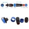 HangTon TY20 3 Pin 25A Panel Mount Cable Plug, Male