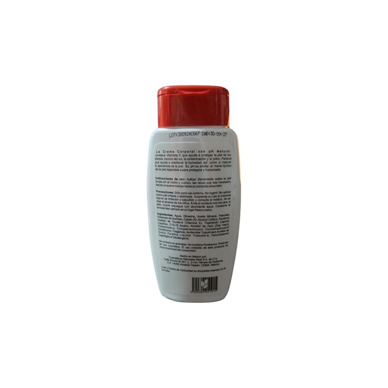 Crema Corporal pH Natural, 250 ml, 1 Pieza