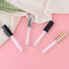 10ml Empty Lip Gloss Container, Transparent Bottle Portable Container Glossy Black 6ea