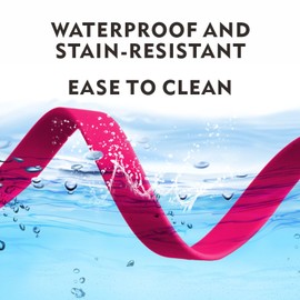 Easy to Clean Waterproof Long Dog Leash, Heavy Duty Recall - 6ft, 10ft, 15ft, 30ft, 50ft for Hiking, Yard, Beach and Swimming - Pink