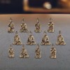 12-PC Thai Buddha in Different Poses 3.5"H Figurine Home Decor Unique Gift