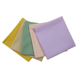 Hsthe Sea Waterproof Portable Lambskin Pocket Cosmetic Bag Set No Zipper Self-Closing Small Cosmetic Bag Women'S Cosmetic Bag For Women'S Cosmetic Storage And Travel