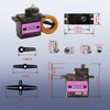 HiRCgo 5pcs MG90D Digital Servo Full Metal Gear Micro Size