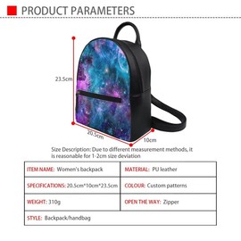 Showudesigns Sea Otter Mini Backpack Purse for Women Small Backpacks Wallets Shoulder Bag for Work School Travel Daypack Teenager Purse With Wallet Set Navy Blue 2 Pack